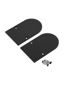 Endkappen für NAMI23 - Schwarz - Metall - 2 Stk.