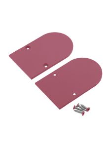 Endkappen für NAMI23 - Schieferrosa - Metall - 2 Stk.