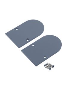 Endkappen für NAMI23 - Titanblau - Metall - 2 Stk.