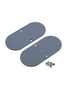 Endkappen für NAMI23-D9 - Titanblau - Metall - 2 Stk.