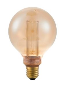 E27 - SPL Vintage Globe - Amber - Ø:95mm - 1800K - CRI 82 - Dimmbar