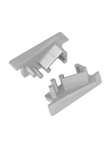 Endkappen für DIAGONAL10 - Silber mit Loch - 20 Stk.