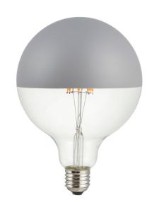 E27 - SPL Premium Topspiegel-Globe - Grau - Ø:125mm - 2500K - CRI 93 - Dimmbar