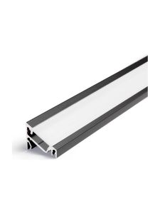 Aluminiumprofil - Modell C - Schwarz