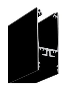LED-Profil PIXY20-02 - 1m - Schwarz