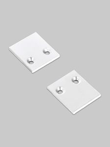 Endkappen für PIXY20-02 - Weiß - Metall - 2 Stk