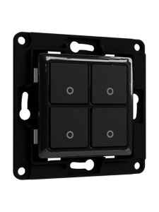 Shelly - Wall Switch 4 - Schwarz