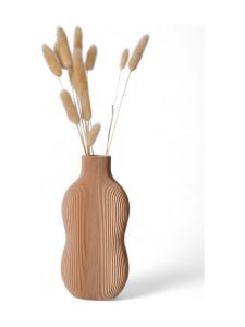 Simiu - BABBIA - Vase - 21 cm - Beige