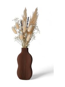 Simiu - BABBIA - Vase - 21 cm - Mokka