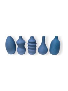 Simiu - MINI VASES - Magnetisch - 6 cm - 5 Stk. - Staubblau