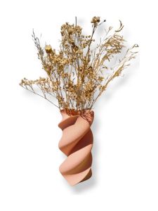 Simiu - HEART TWIST - Vase - 20 cm - Helllachs