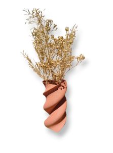 Simiu - HEART TWIST - Vase - 20 cm - Staubrosa