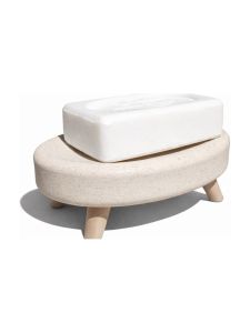 Simiu - Seifenschale - Beiger Marmor/Beige