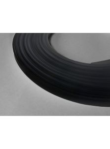 Abdeckung für LED-Profil - C9 - Click - 20m - Rolle - Schwarz
