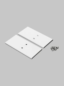 Endkappen für VARIO30-19-E9 - Weiß - Metall - 2 Stk.