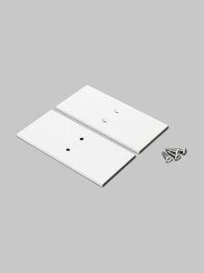 Endkappen für VARIO30-32 - Weiß - Metall - 2 Stk.