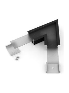 Winkel für LED-Profil VARIO30-07 - 60° - Schwarz