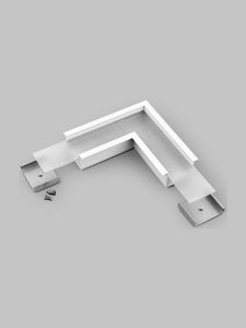 Winkel für LED-Profil VARIO30-07 - 90° - Weiß