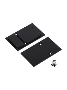 Endkappen für COMBO30-01A - Schwarz - Metall - 2 Stk.