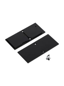 Endkappen für COMBO30-01A-E9 - Schwarz - Metall - 2 Stk.