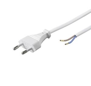 Weißes Kabel - 1,5 m - mit Stecker