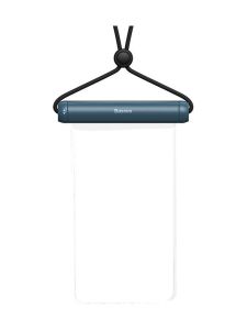 Baseus - Wasserdichte Smartphone-Tasche - Blauer Zylinder mit Schiebedeckel