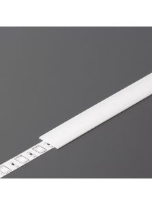 Abdeckung für LED-Profil - J - Slide - 1m - Opal