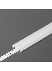 Abdeckung für LED-Profil - F - Click - 2m - Opal