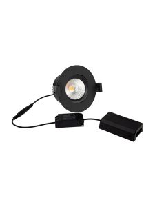 HiluX D8 Tilt360 - Full Spectrum LED-Einbaustrahler - Ra97 - 3000K - Schwarz