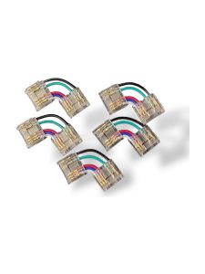 Ecken-SmartClip für 12mm RGBW COB LED-Band - 5er-Pack