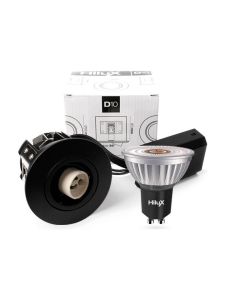 HiluX D10 Schwarz für Innenbereich inkl. HiluX R10 LED-Strahler