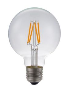 E27 - SPL Globe G80 - Klar - Ø:80mm - 2500K - CRI 93 - Dimmbar