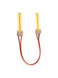 Doppel-SmartClip für 10mm COB LED-Band m. 15cm Kabel - 5er-Pack
