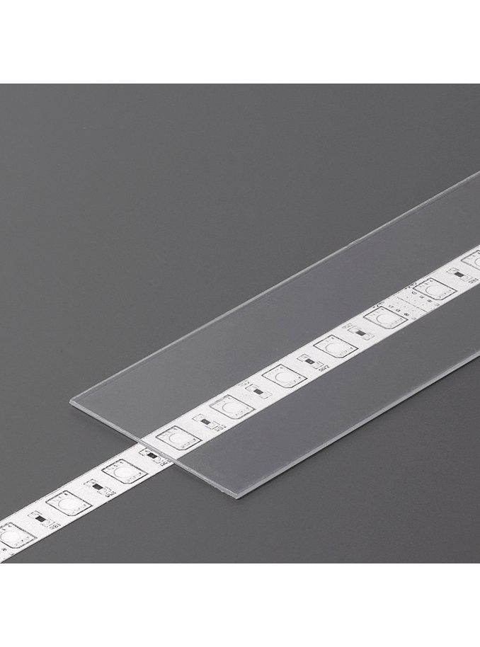 Abdeckung für LED Profil - H - Slide - 1m - Transparent