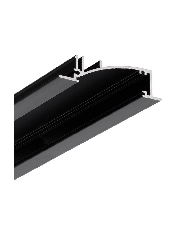 LED-Profil FLAT8 - 4m - Schwarz