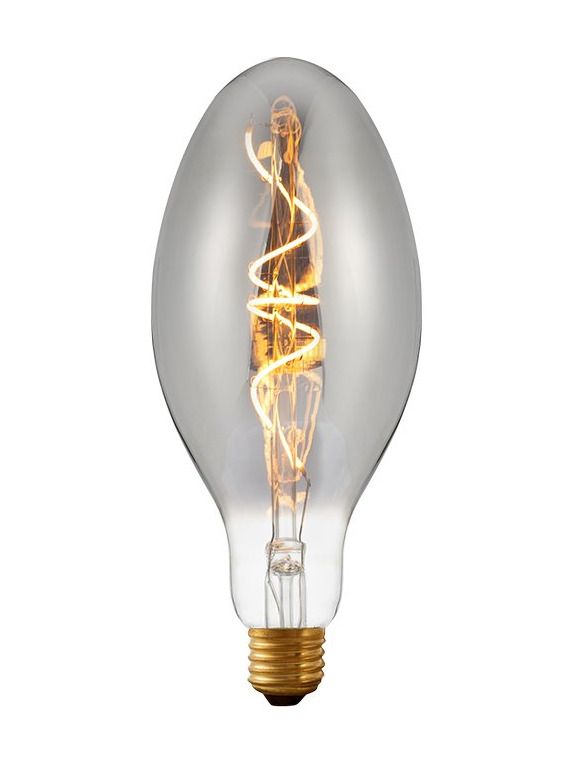 E27 - SPL Big FleX Ellipse - Smoke - Ø:100mm - 2200K - CRI 90 - Dimmbar