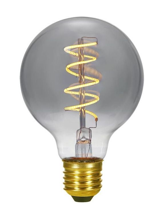 E27 - SPL FleX Globe AX - Smoke - Ø:95mm - 2200K - CRI 90 - dimmbar