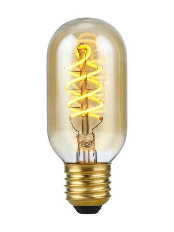 E27 - SPL FleX Double Helix - Amber - 300lm - 2000K - CRI 90 - Dimmbar