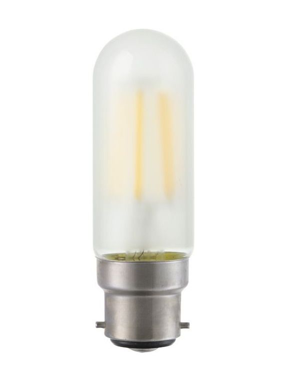 Ba22d - SPL Tubular Filament - Satiniert - 470lm - 2700K - CRI 90 - Dimmbar