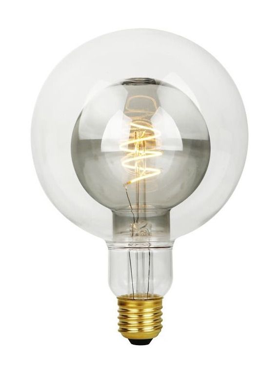 E27 - SPL Double Bulb - Smoke - Ø:125mm - 470lm - 2200K - CRI 80 - Dimmbar