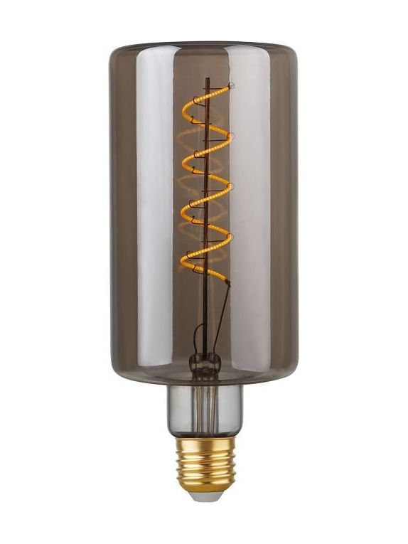 E27 - SPL Flex Bottle - Smoke - Ø:90mm - 100lm - 2200K - CRI 90 - Dimmbar