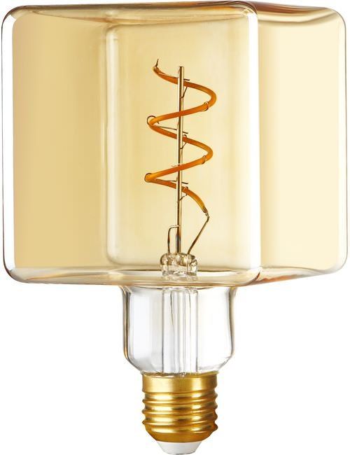 E27 - SPL Ice Cube - Amber - Ø:95mm - 240lm - 2200K - CRI 90 - Dimmbar