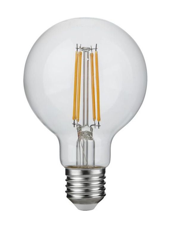 E27 - SPL Globe G80 - Klar - Ø:80mm - 470lm - 2500K - CRI 93 - dimmbar