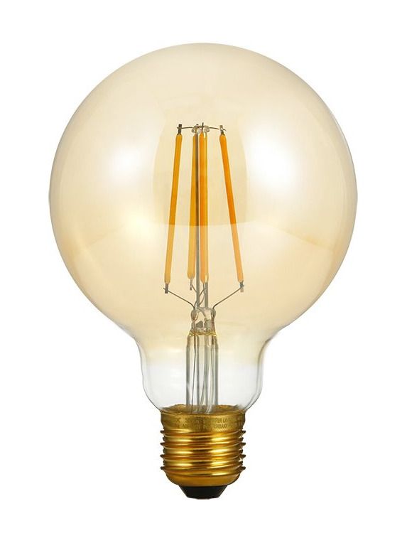 E27 - SPL Globe - Amber - Ø:95mm - 350lm - 2200K - CRI 90 - Dimmbar