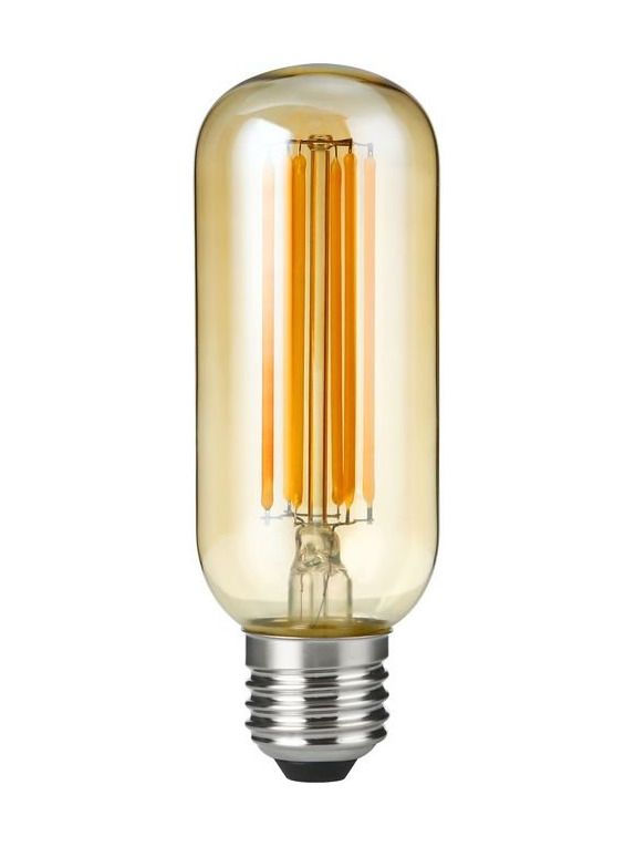 E27 - SPL Tubular Deco - Amber - Ø:45mm - 550lm - 2200K - CRI 90 - Dimmbar