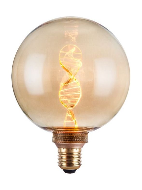 E27 - SPL Vintage DNA - Amber - Ø:125mm - 110lm - 1800K - CRI 80 - Dimmbar