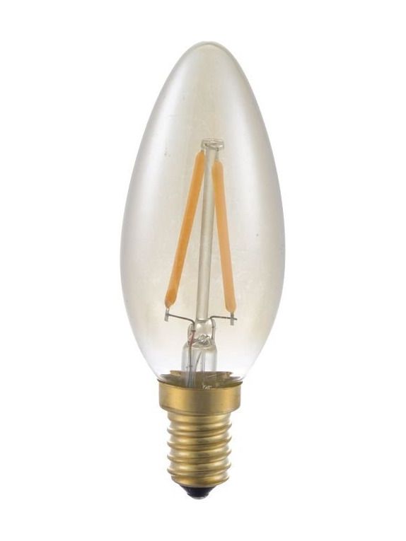 E14 - SPL Candle - Amber - Ø:35mm - 100lm - 2200K - CRI 93 - Dimmbar
