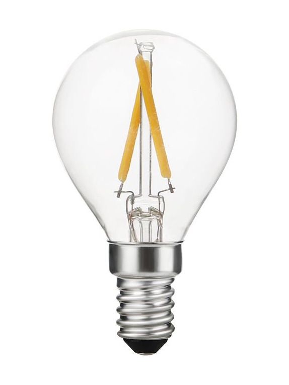E14 - SPL Ball E14 - Klar - Ø:45mm - 120lm - 2500K - CRI 90 - Dimmbar