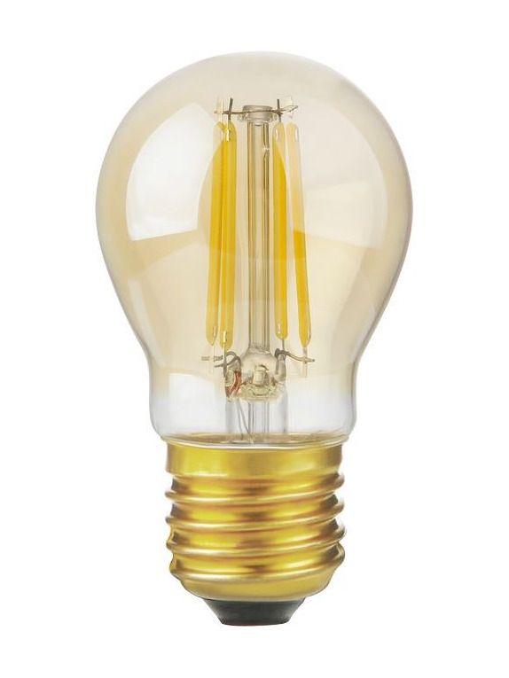 E27 - SPL Ball E27 - Amber - Ø:45mm - 470lm - 2200K - CRI 90 - Dimmbar
