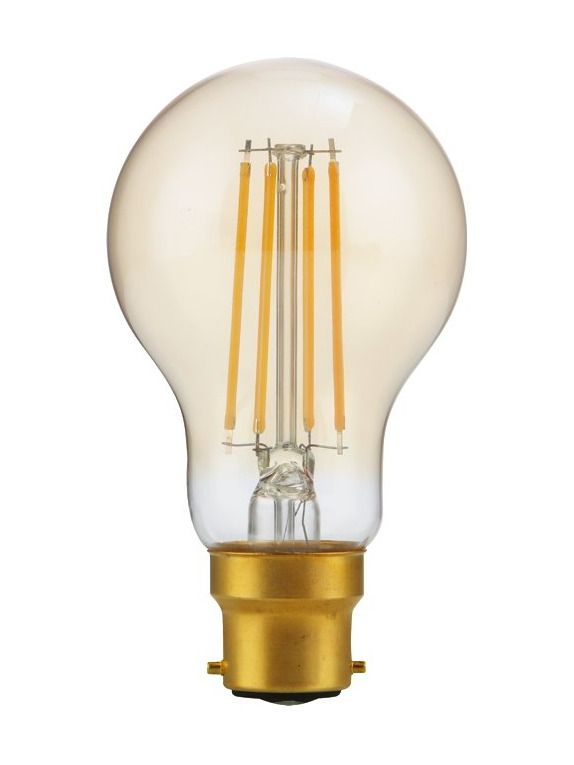 Ba22d - SPL General Ba22d - Amber - Ø:60mm - 470lm - 2200K - CRI 90 - Dimmbar